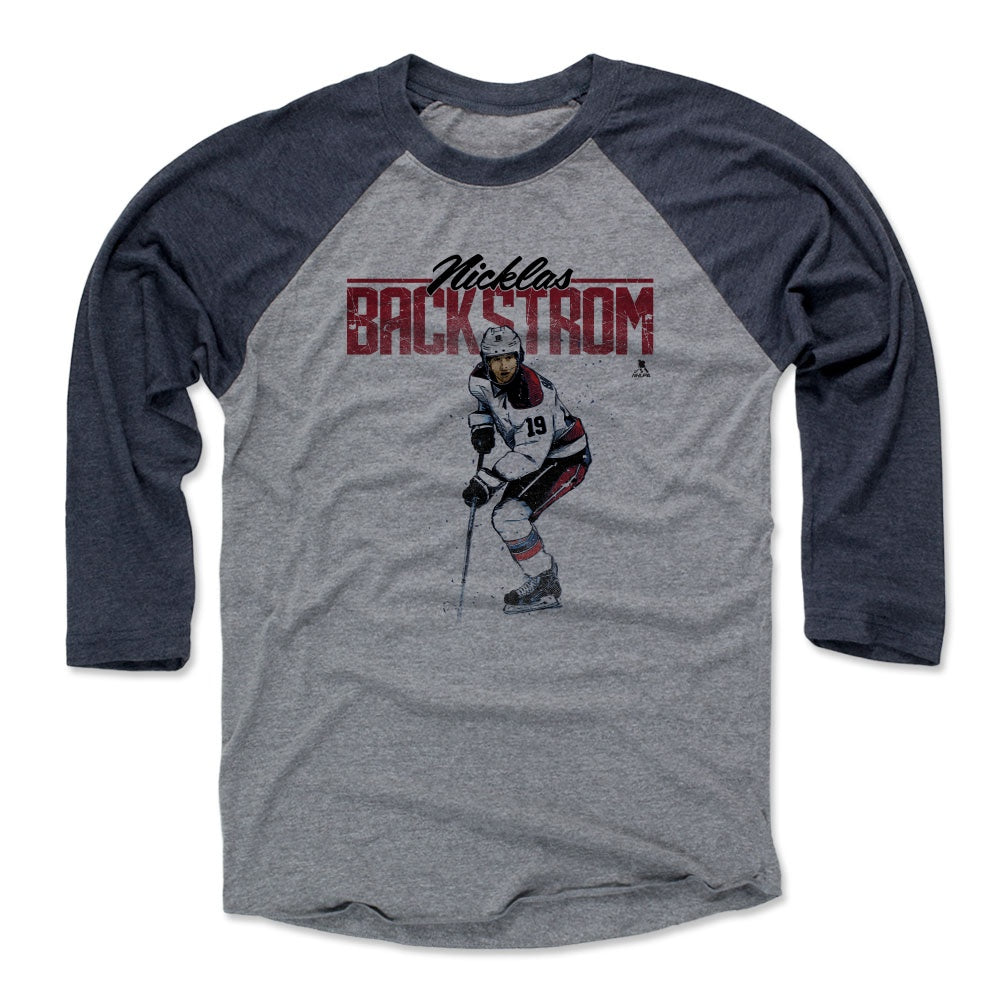 Nicklas Backstrom Men's Baseball T-Shirt | 500 LEVEL