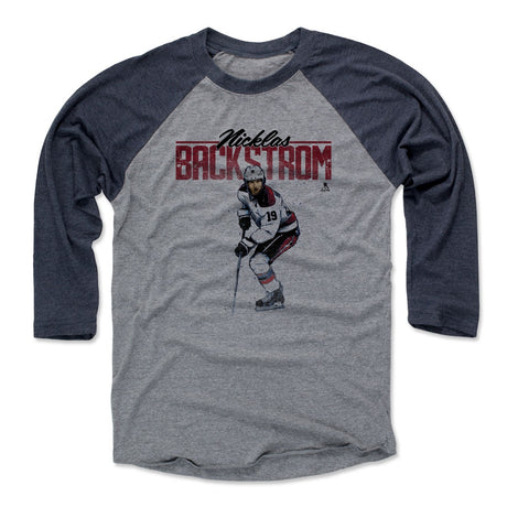 Nicklas Backstrom Men's Baseball T-Shirt | 500 LEVEL