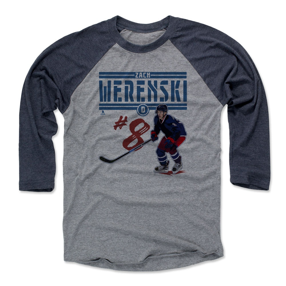 Zach Werenski Men's Baseball T-Shirt | 500 LEVEL