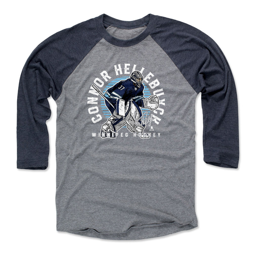 Connor Hellebuyck Men's Baseball T-Shirt | 500 LEVEL