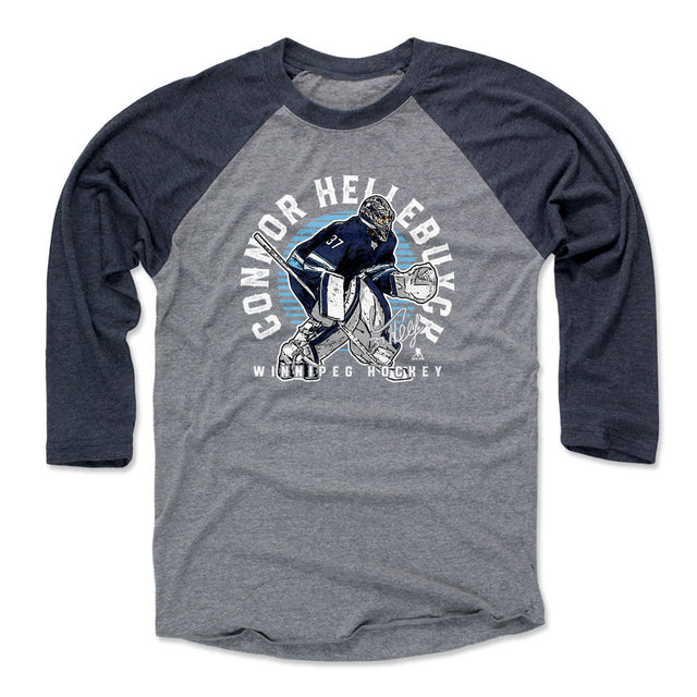 Connor Hellebuyck Men's Baseball T-Shirt | 500 LEVEL