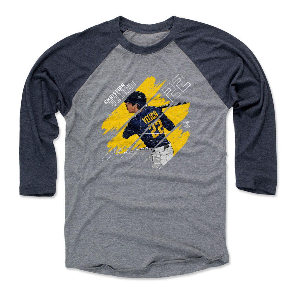 Christian Yelich Men's Baseball T-Shirt | 500 LEVEL