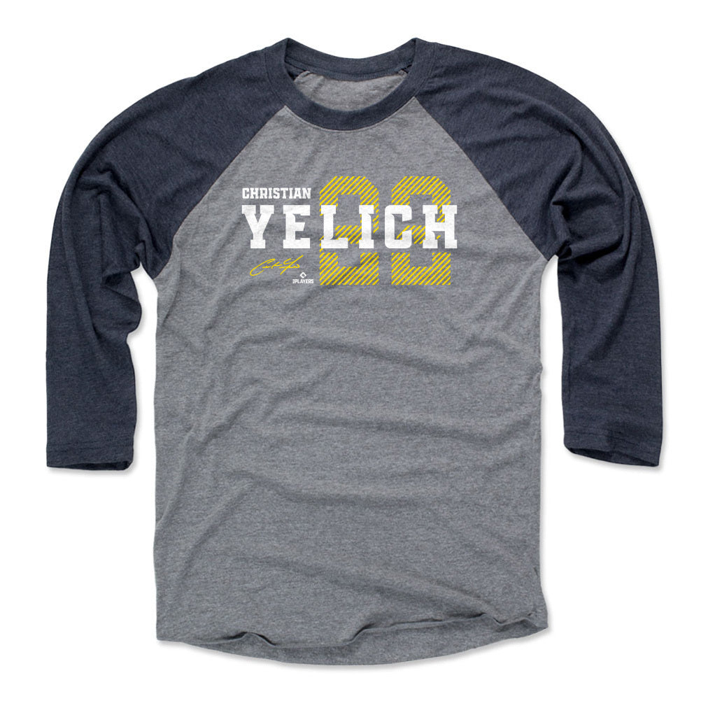 Christian Yelich Men's Baseball T-Shirt | 500 LEVEL