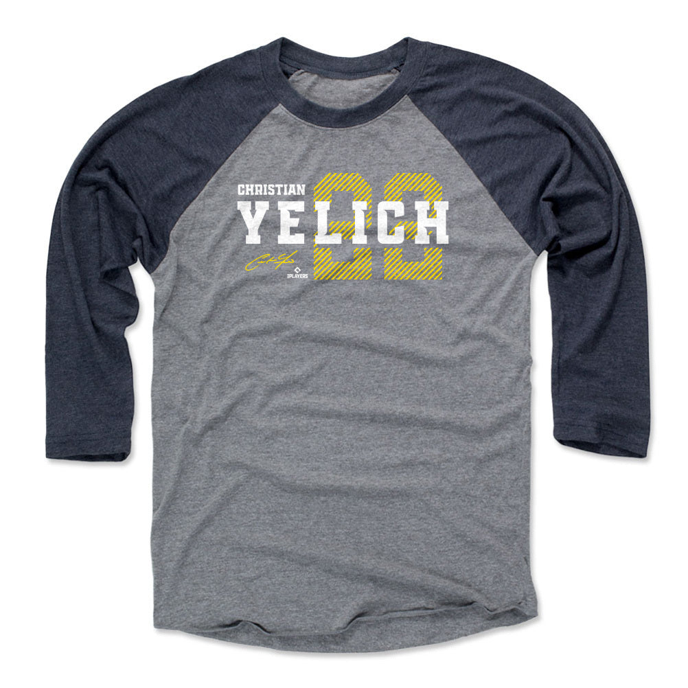 Christian Yelich Men&#39;s Baseball T-Shirt | 500 LEVEL