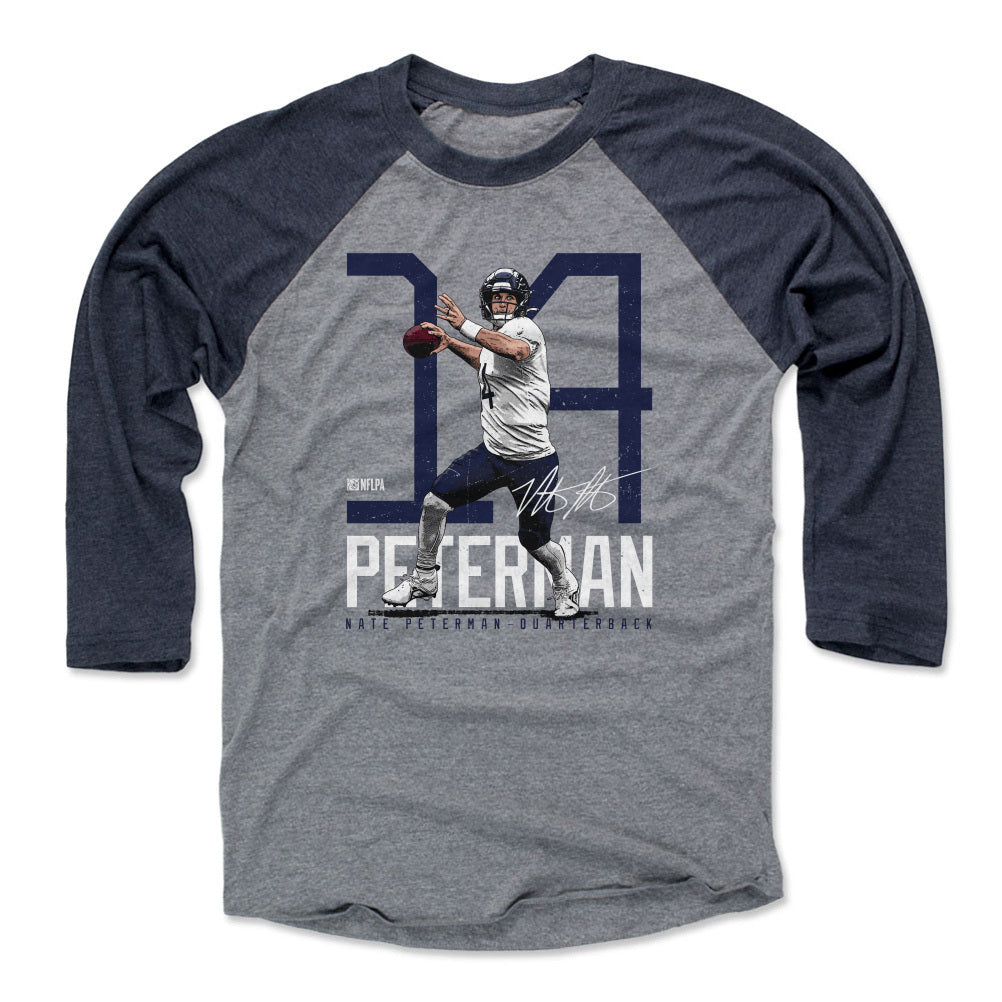 Nate Peterman Men&#39;s Baseball T-Shirt | 500 LEVEL