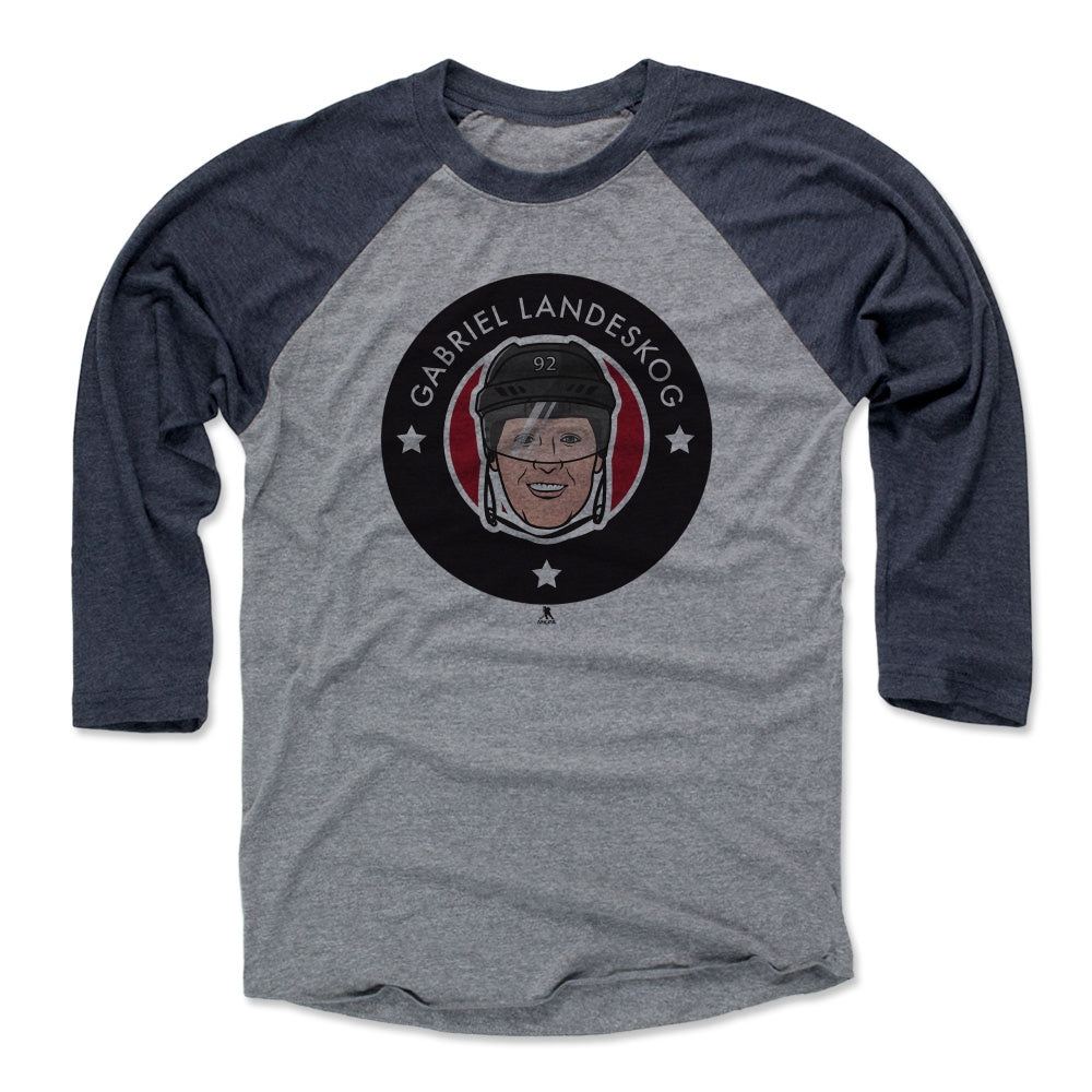 Gabriel Landeskog Men's Baseball T-Shirt | 500 LEVEL