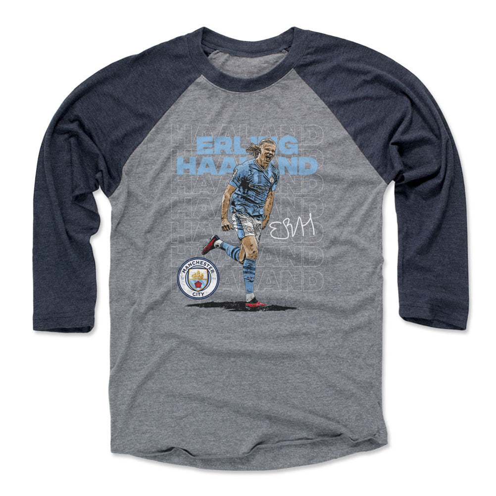 Erling Haaland Men's Baseball T-Shirt | 500 LEVEL