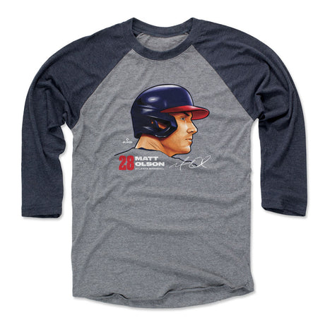 Matt Olson Men's Baseball T-Shirt | 500 LEVEL