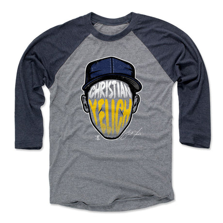 Christian Yelich Men's Baseball T-Shirt | 500 LEVEL