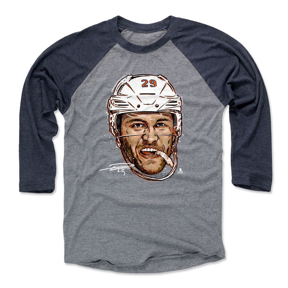 Leon Draisaitl Men's Baseball T-Shirt | 500 LEVEL
