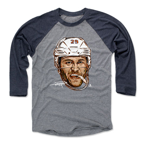 Leon Draisaitl Men's Baseball T-Shirt | 500 LEVEL