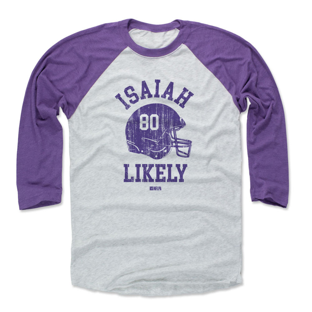 Isaiah Likely Men&#39;s Baseball T-Shirt | 500 LEVEL