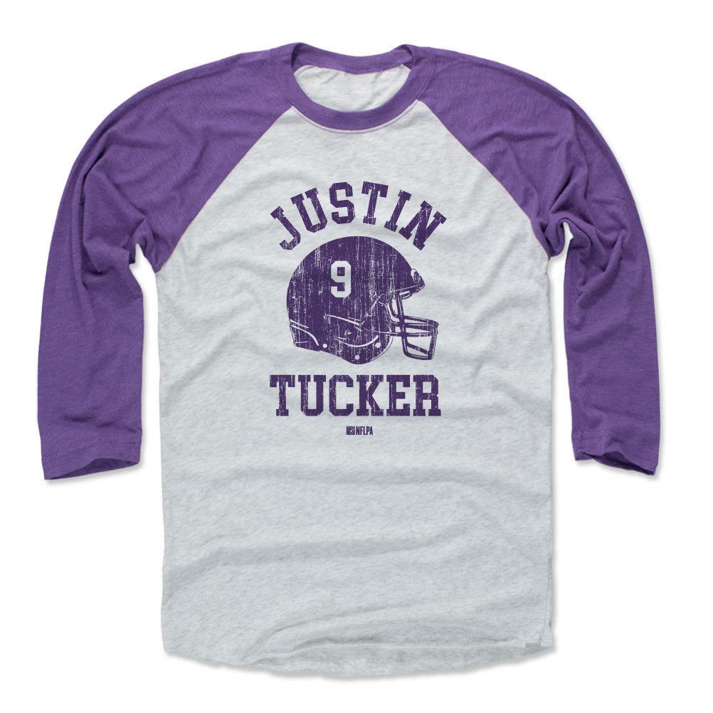 Justin Tucker Men&#39;s Baseball T-Shirt | 500 LEVEL