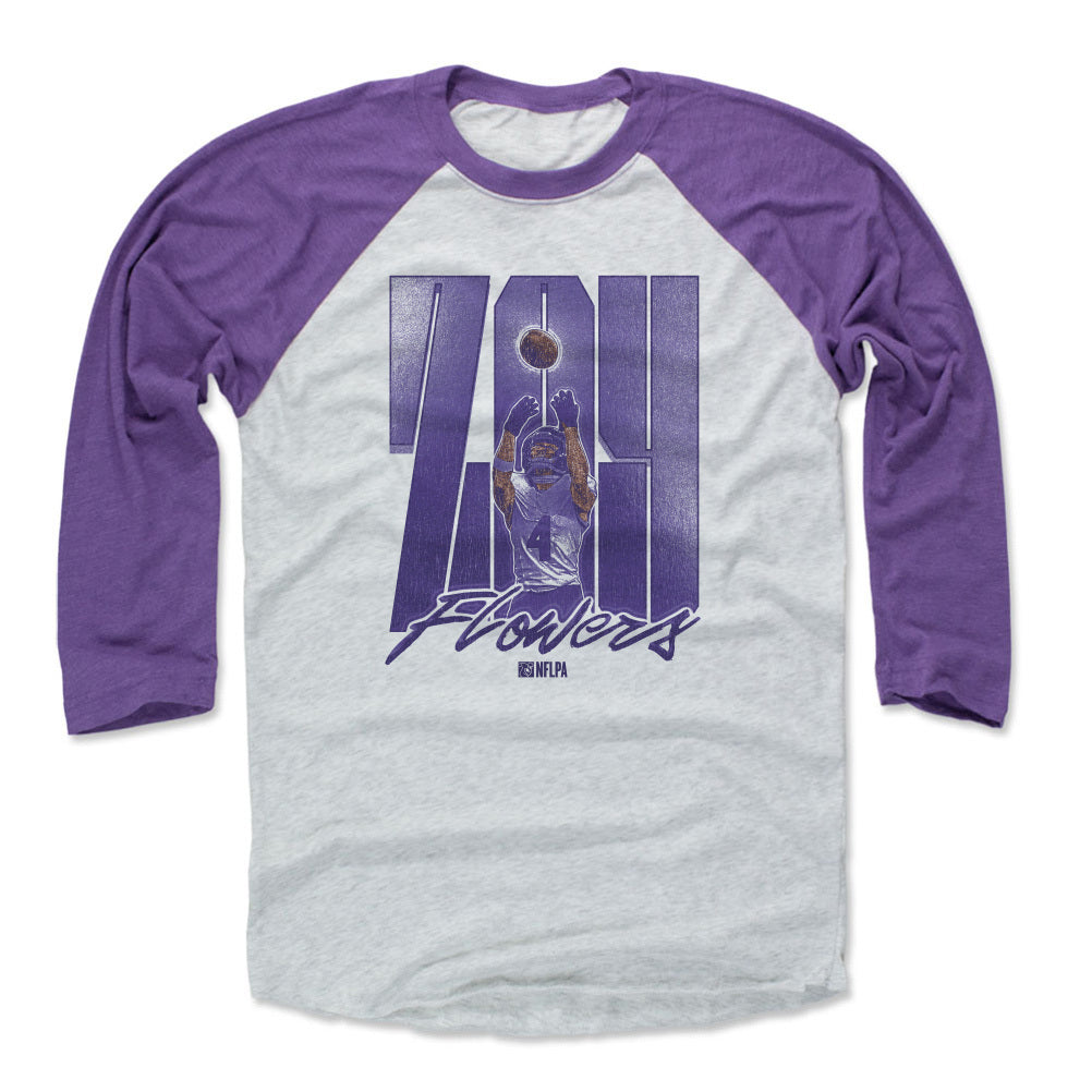 Zay Flowers Men's Baseball T-Shirt | 500 LEVEL