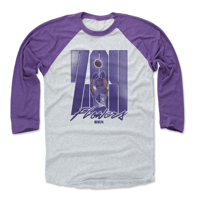 Zay Flowers Men's Baseball T-Shirt | 500 LEVEL