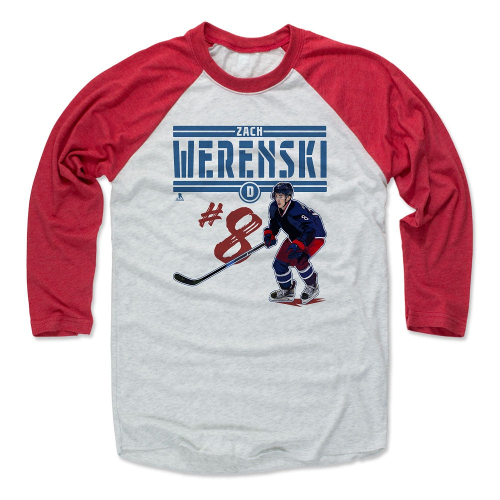 Zach Werenski Men's Baseball T-Shirt | 500 LEVEL