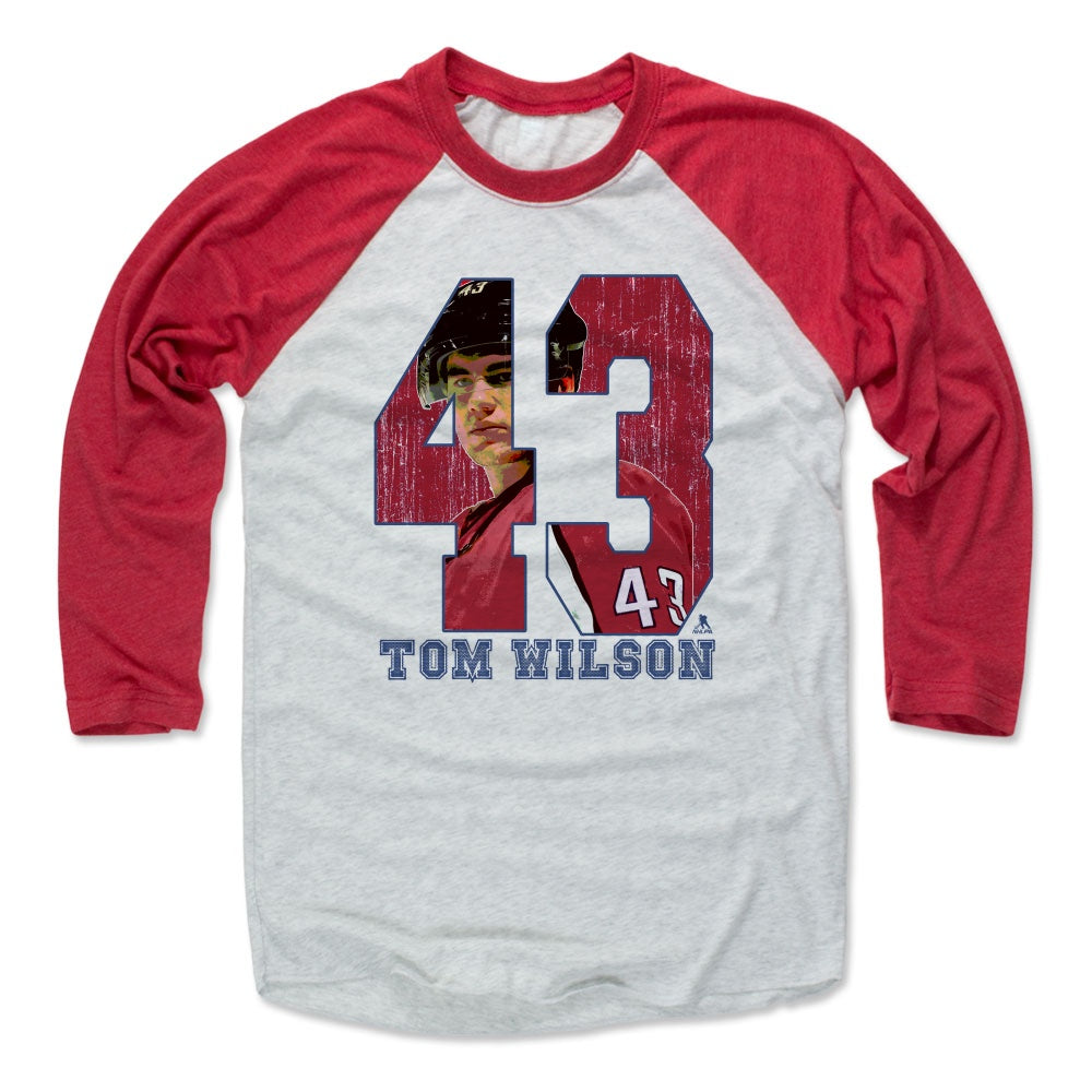 Tom Wilson Baseball Tee Shirt  Washington Hockey Men's Baseball T