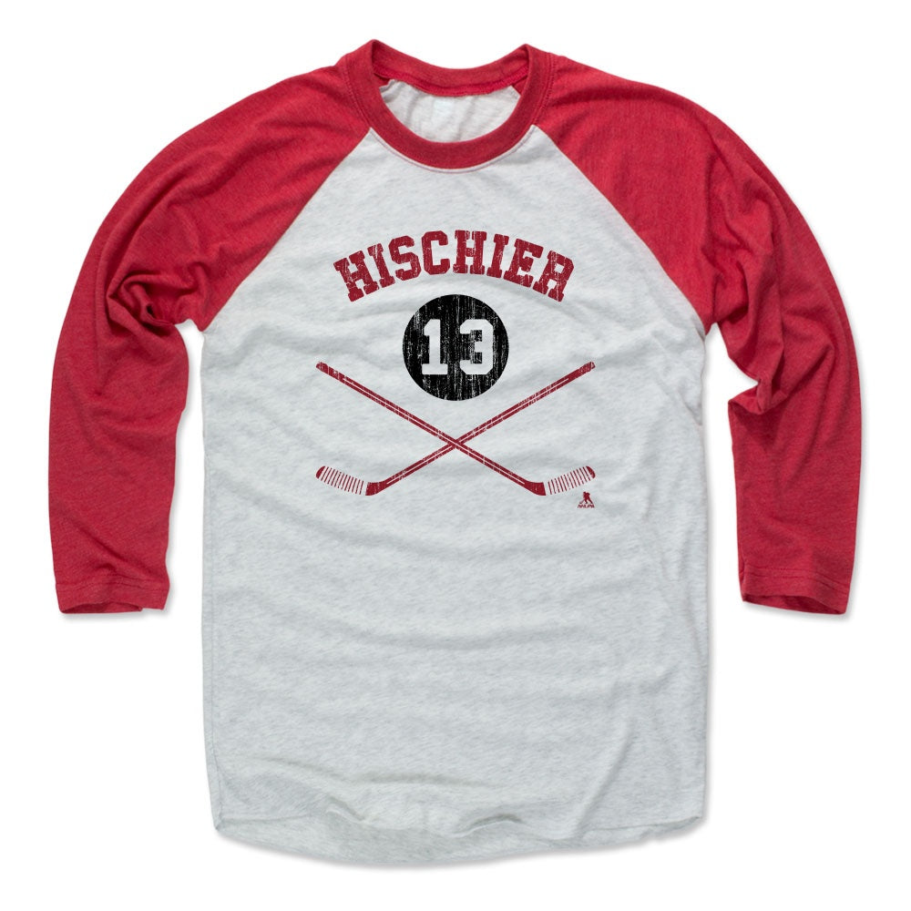 Nico Hischier Men's Baseball T-Shirt | 500 LEVEL