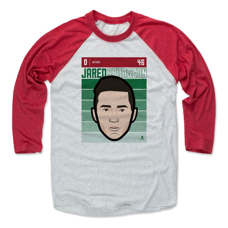 Jared Spurgeon Men's Baseball T-Shirt | 500 LEVEL