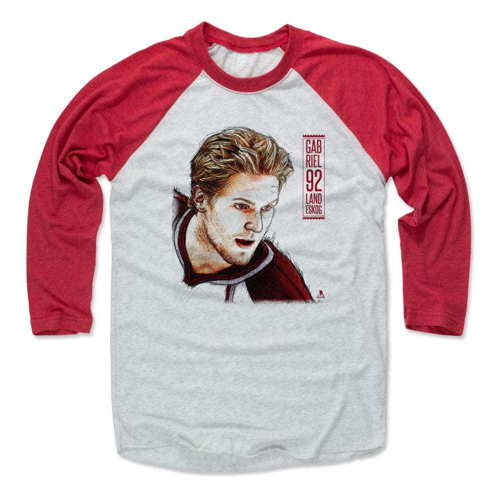 Gabriel Landeskog Men's Baseball T-Shirt | 500 LEVEL