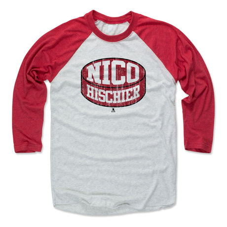 Nico Hischier Men's Baseball T-Shirt | 500 LEVEL