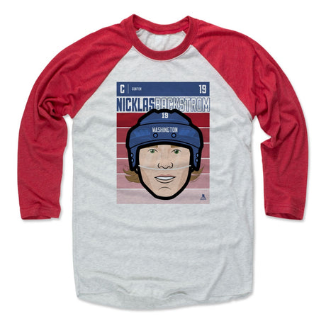 Nicklas Backstrom Men's Baseball T-Shirt | 500 LEVEL