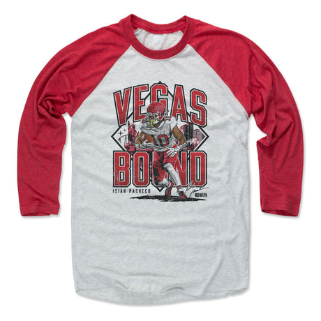 Isiah Pacheco Men's Baseball T-Shirt | 500 LEVEL