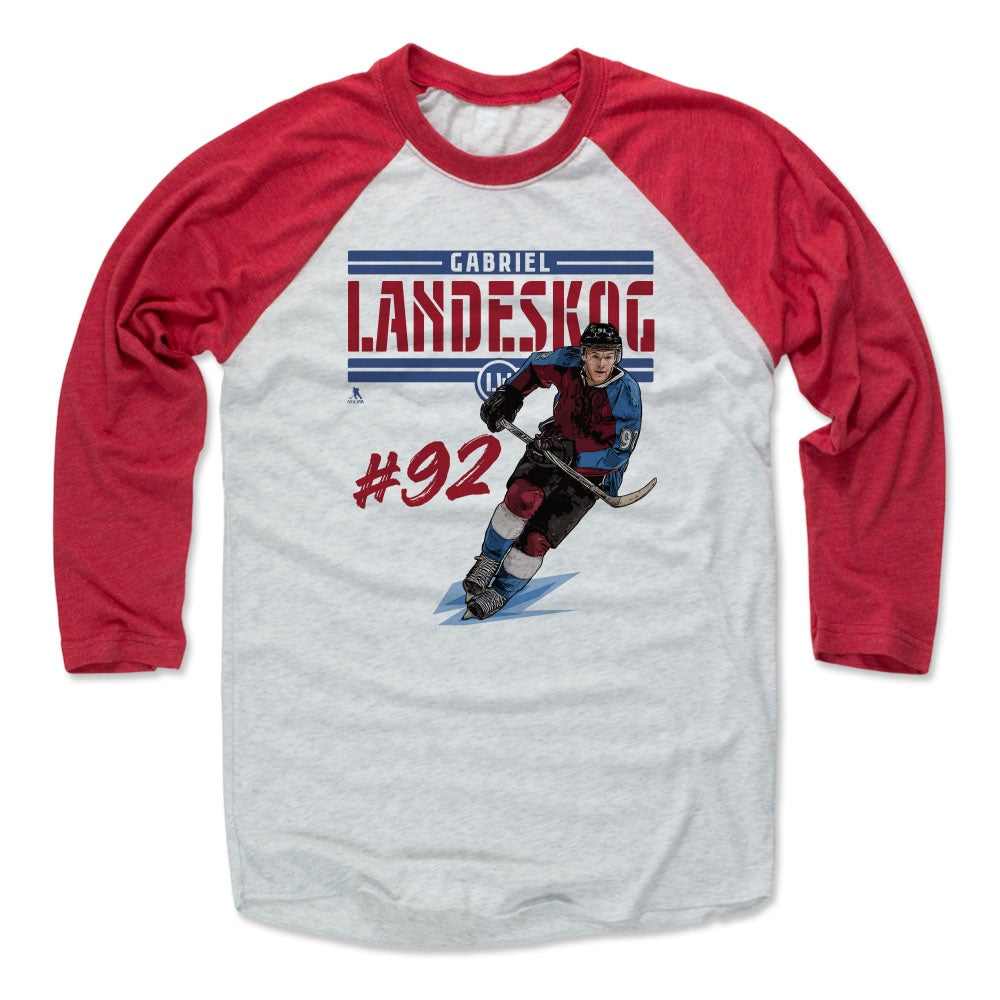 Gabriel Landeskog Men's Baseball T-Shirt | 500 LEVEL