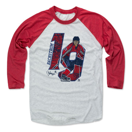 Nicklas Backstrom Men's Baseball T-Shirt | 500 LEVEL