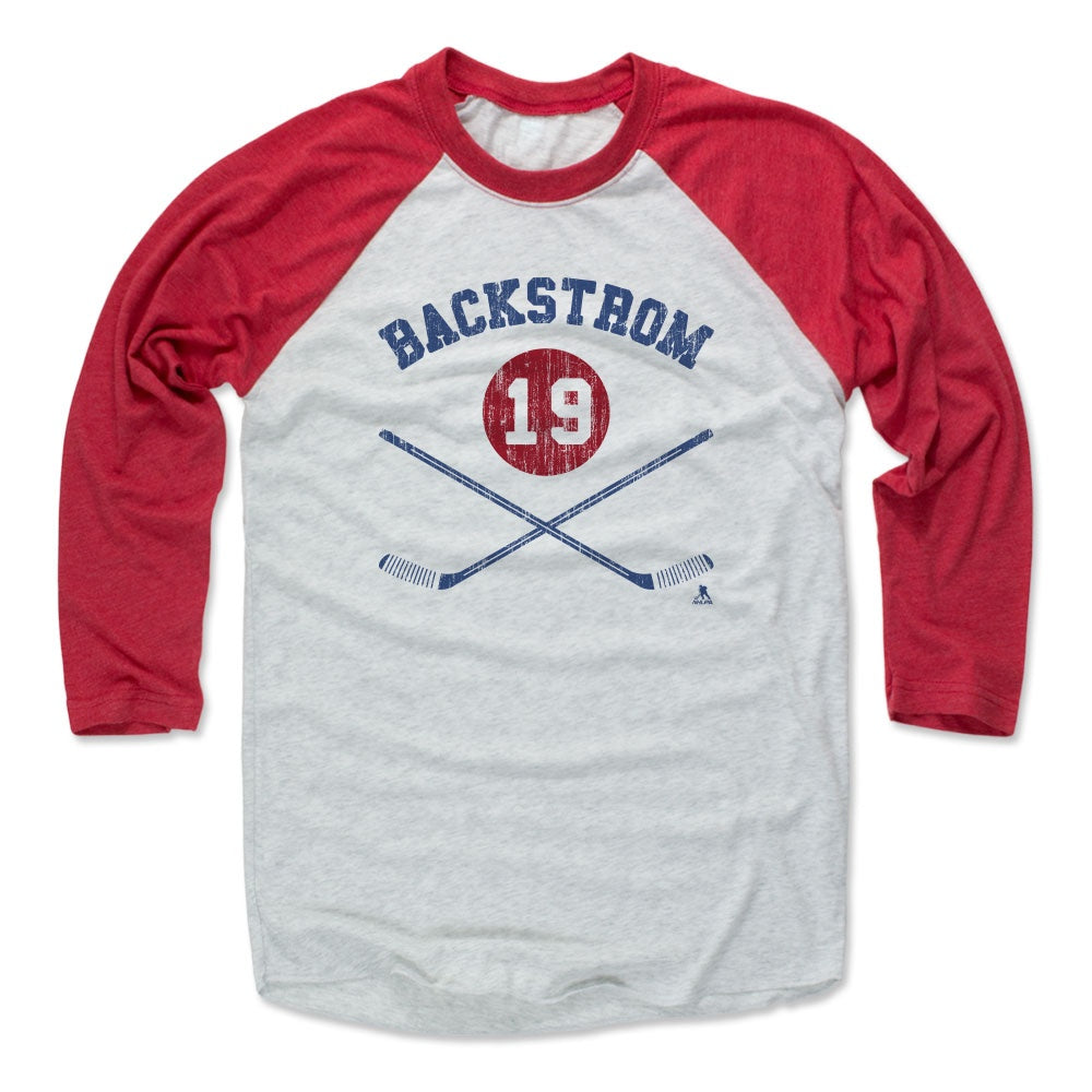 Nicklas Backstrom Men's Baseball T-Shirt | 500 LEVEL