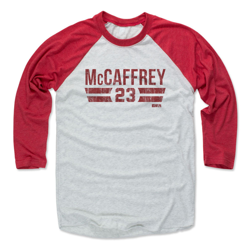 Christian McCaffrey Men's Baseball T-Shirt | 500 LEVEL