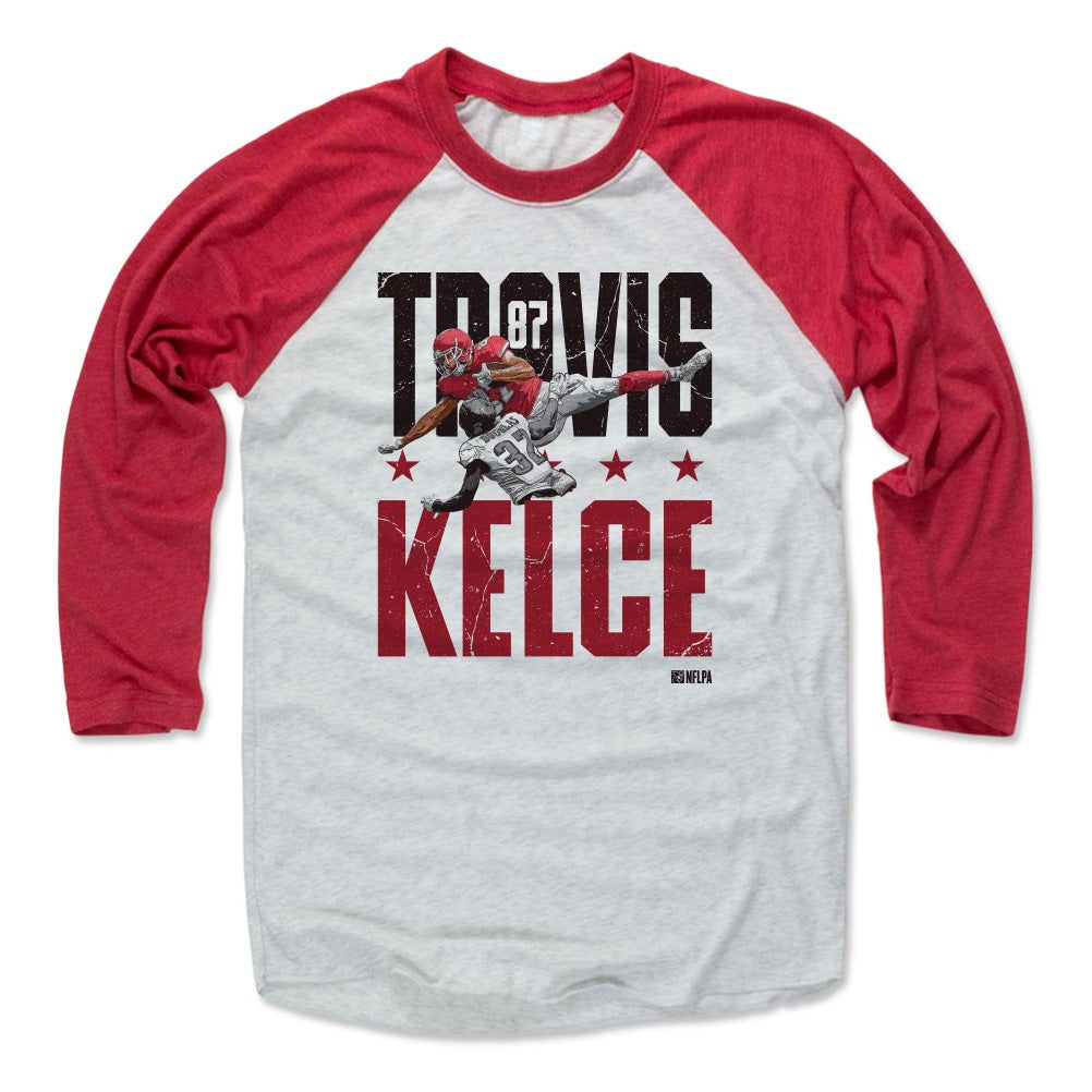 Travis Kelce Men's Baseball T-Shirt | 500 LEVEL