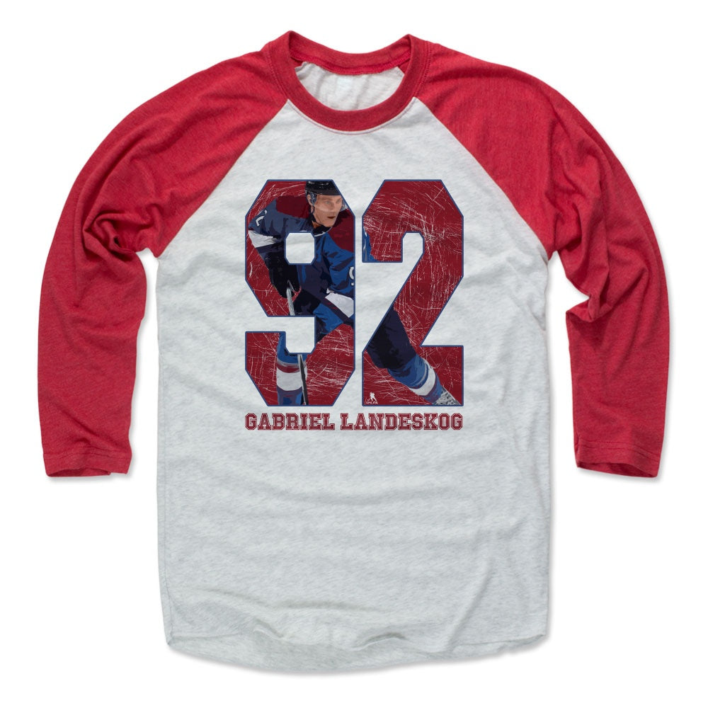 Gabriel Landeskog Men's Baseball T-Shirt | 500 LEVEL