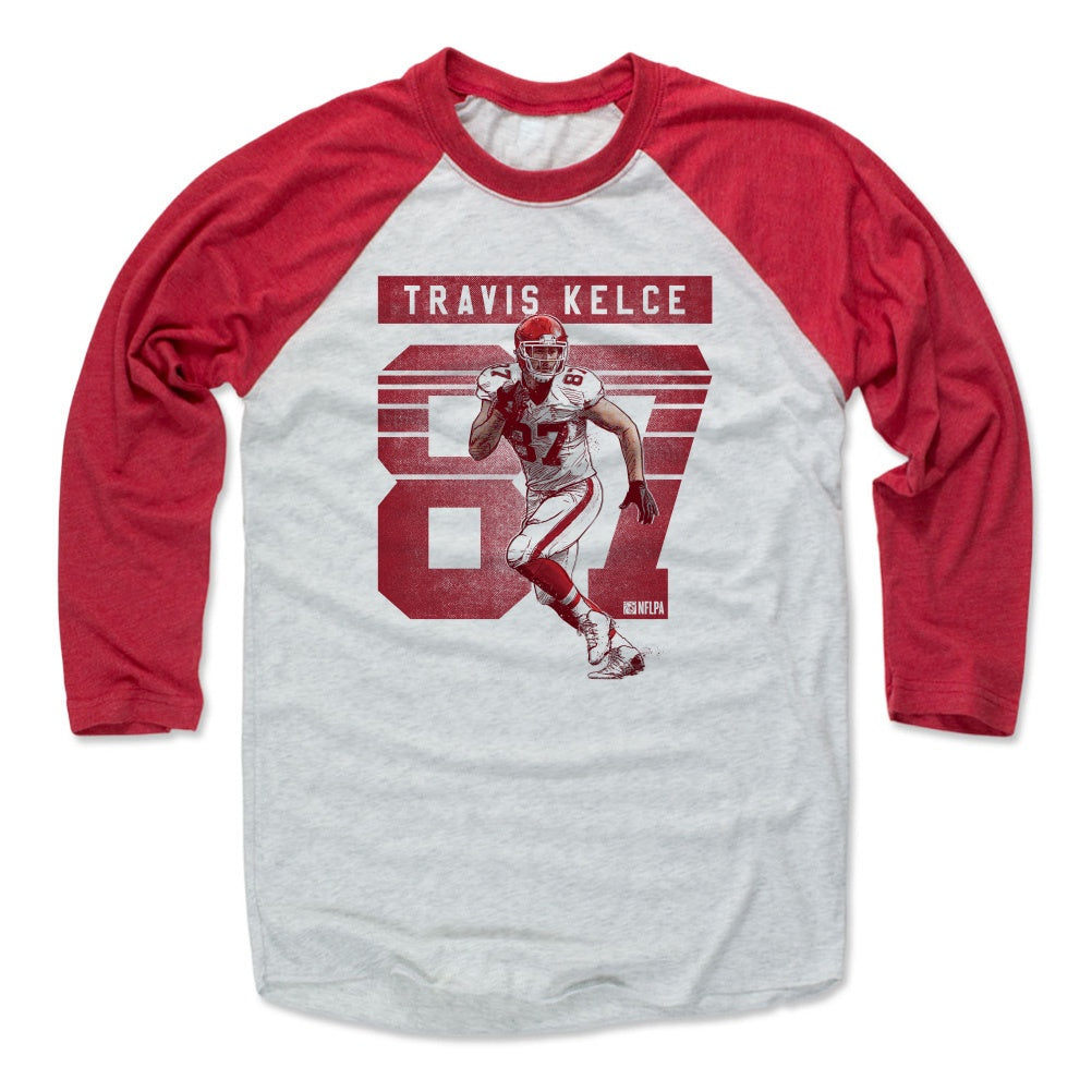 Travis Kelce Men's Baseball T-Shirt | 500 LEVEL