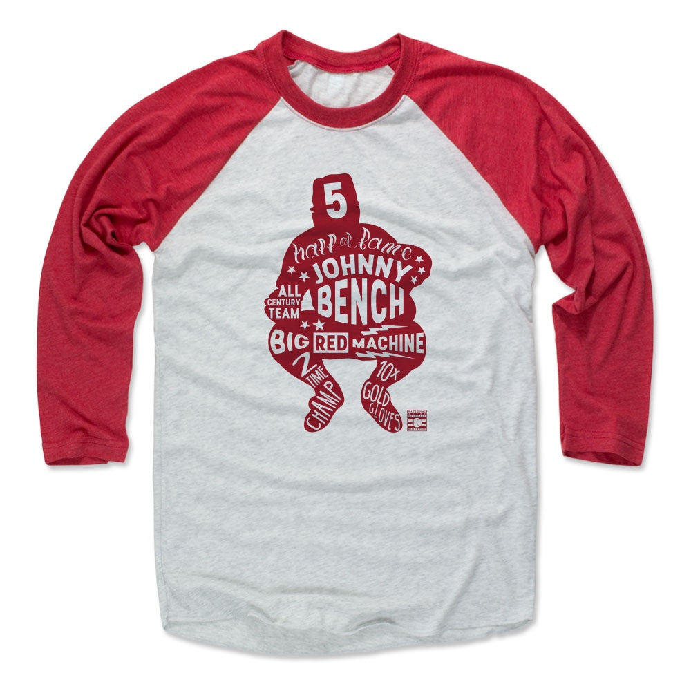 Johnny Bench Men&#39;s Baseball T-Shirt | 500 LEVEL