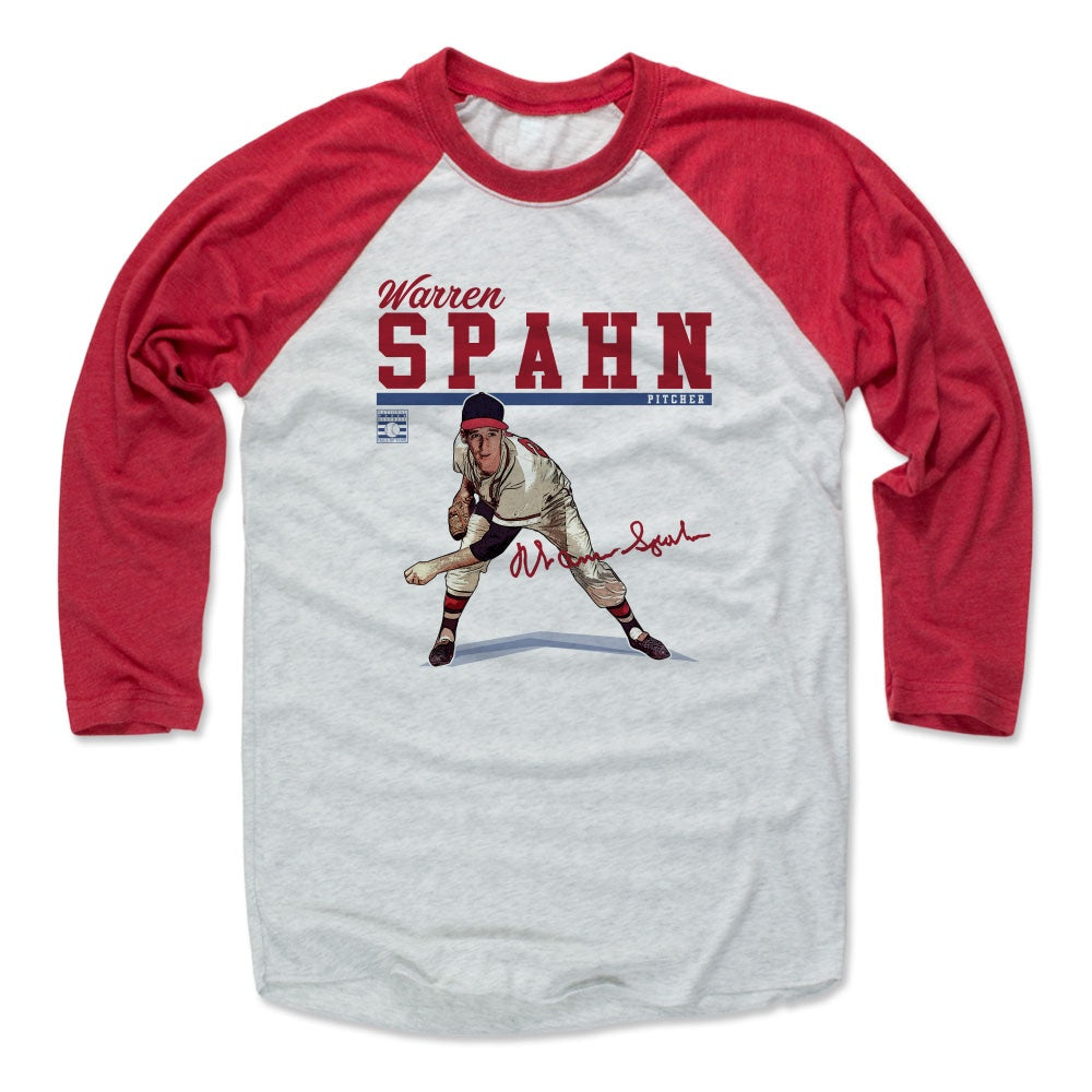 Warren Spahn Men&#39;s Baseball T-Shirt | 500 LEVEL