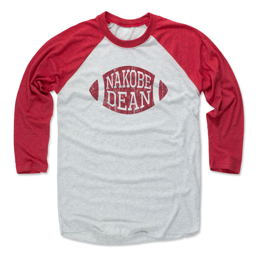 Nakobe Dean Men&#39;s Baseball T-Shirt | 500 LEVEL