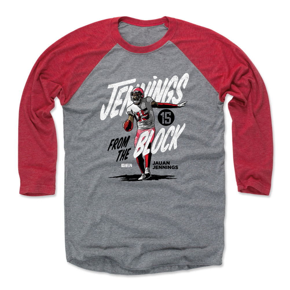 Jauan Jennings Men&#39;s Baseball T-Shirt | 500 LEVEL