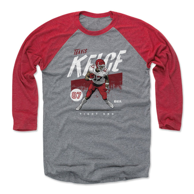 Travis Kelce Men's Baseball T-Shirt | 500 LEVEL