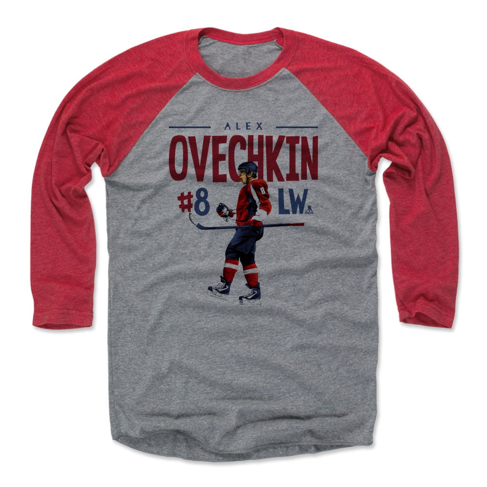 Alex Ovechkin Men's Baseball T-Shirt | 500 LEVEL