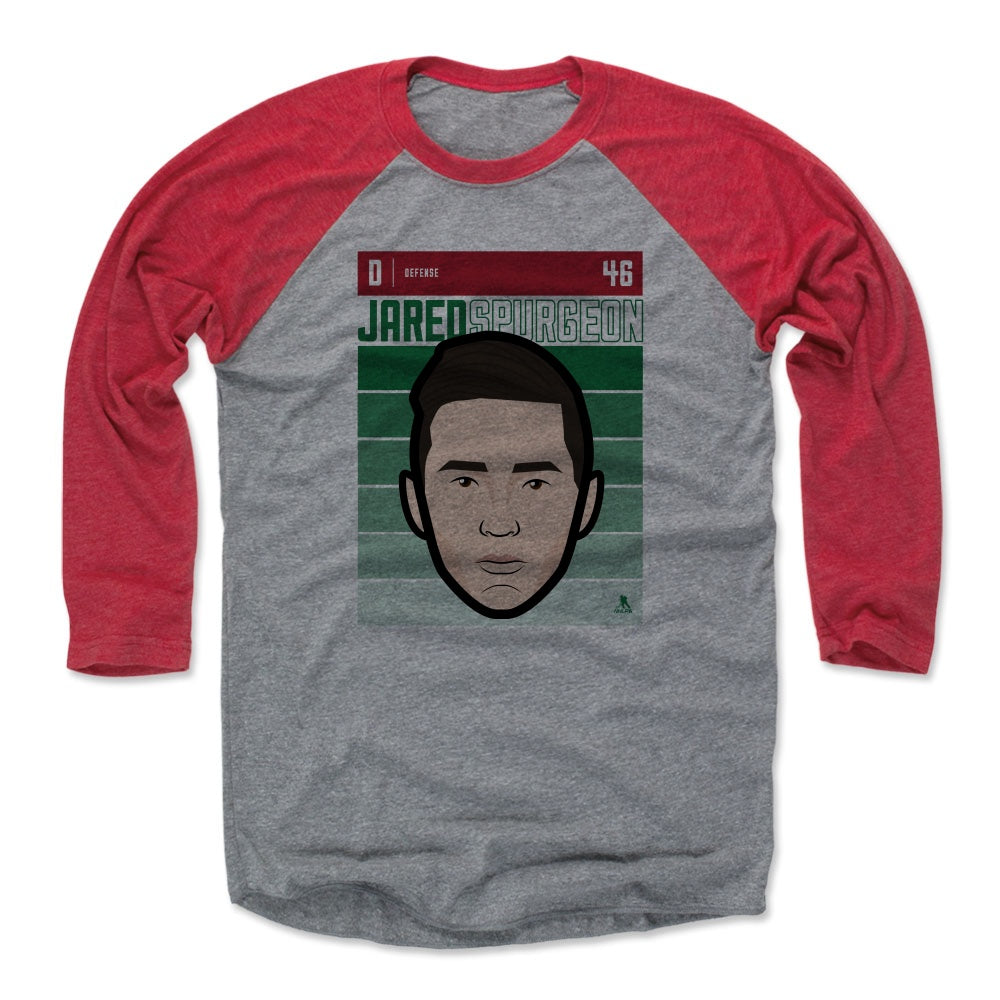 Jared Spurgeon Men's Baseball T-Shirt | 500 LEVEL