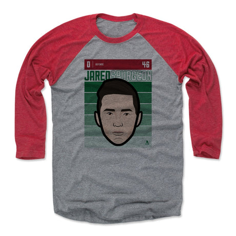 Jared Spurgeon Men's Baseball T-Shirt | 500 LEVEL