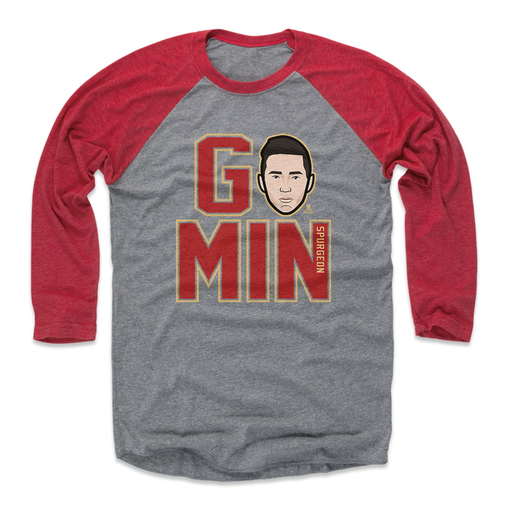 Jared Spurgeon Men's Baseball T-Shirt | 500 LEVEL