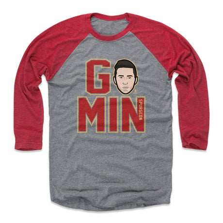 Jared Spurgeon Men's Baseball T-Shirt | 500 LEVEL