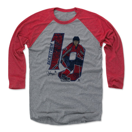 Nicklas Backstrom Men's Baseball T-Shirt | 500 LEVEL