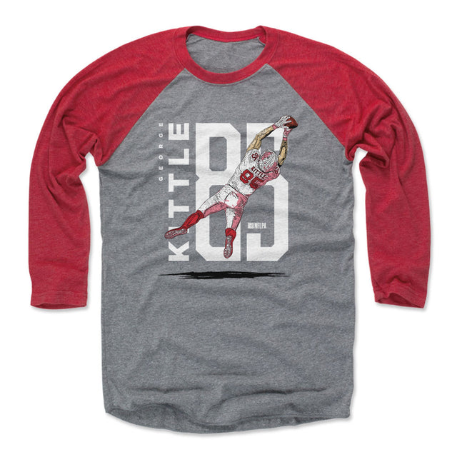 George Kittle Men's Baseball T-Shirt | 500 LEVEL