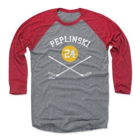 Jim Peplinski Men's Baseball T-Shirt | 500 LEVEL