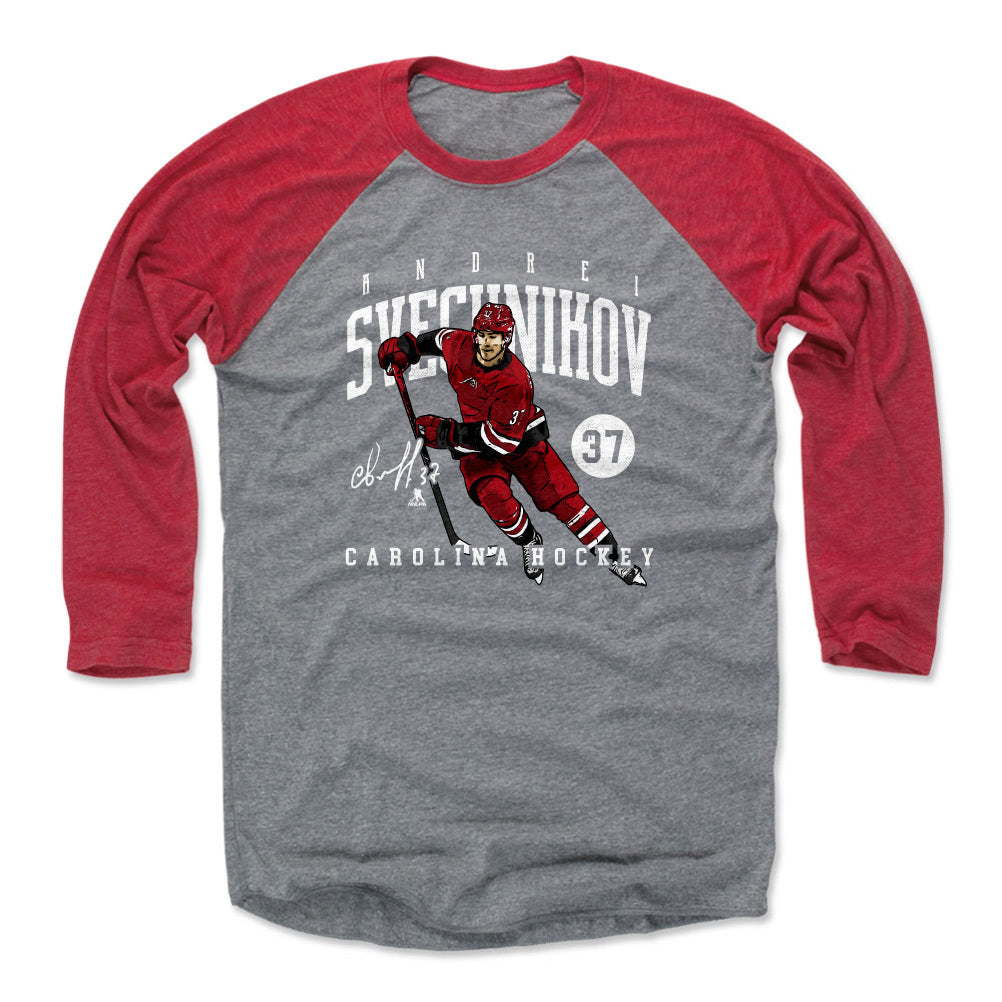 Andrei Svechnikov Men's Baseball T-Shirt | 500 LEVEL