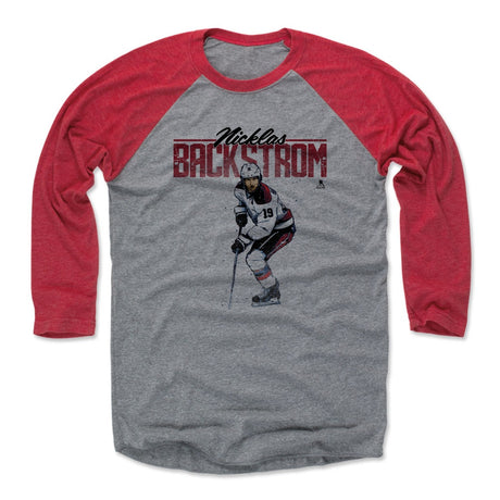 Nicklas Backstrom Men's Baseball T-Shirt | 500 LEVEL