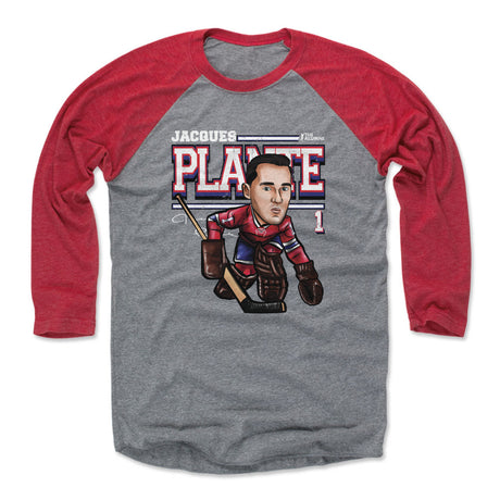Jacques Plante Men's Baseball T-Shirt | 500 LEVEL